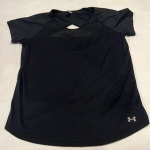 Nike Dri fit short sleeve top/ open back